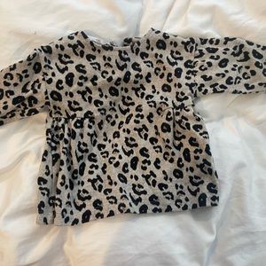 zara leopard sweater dress
